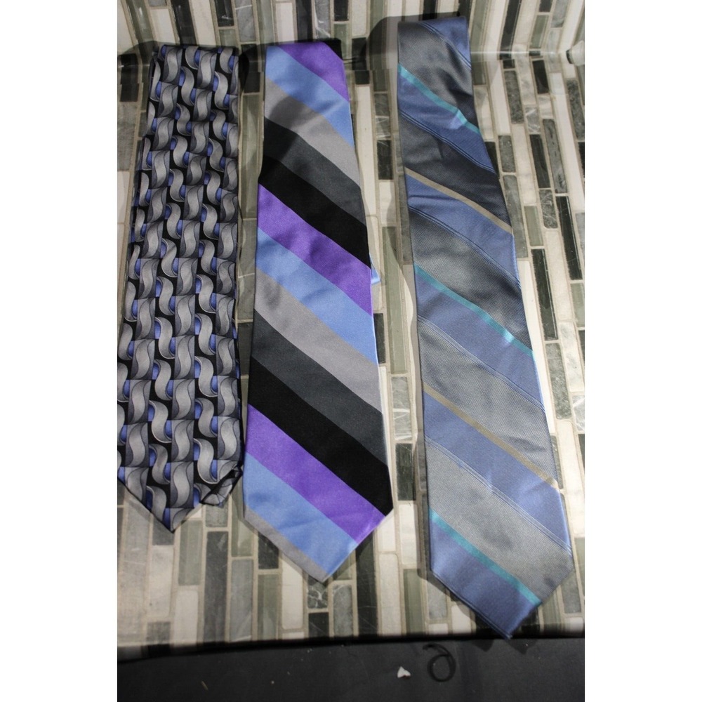 Lot of 3 Designer Silk Ties